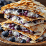 Blueberry Breakfast Quesadilla Recipe