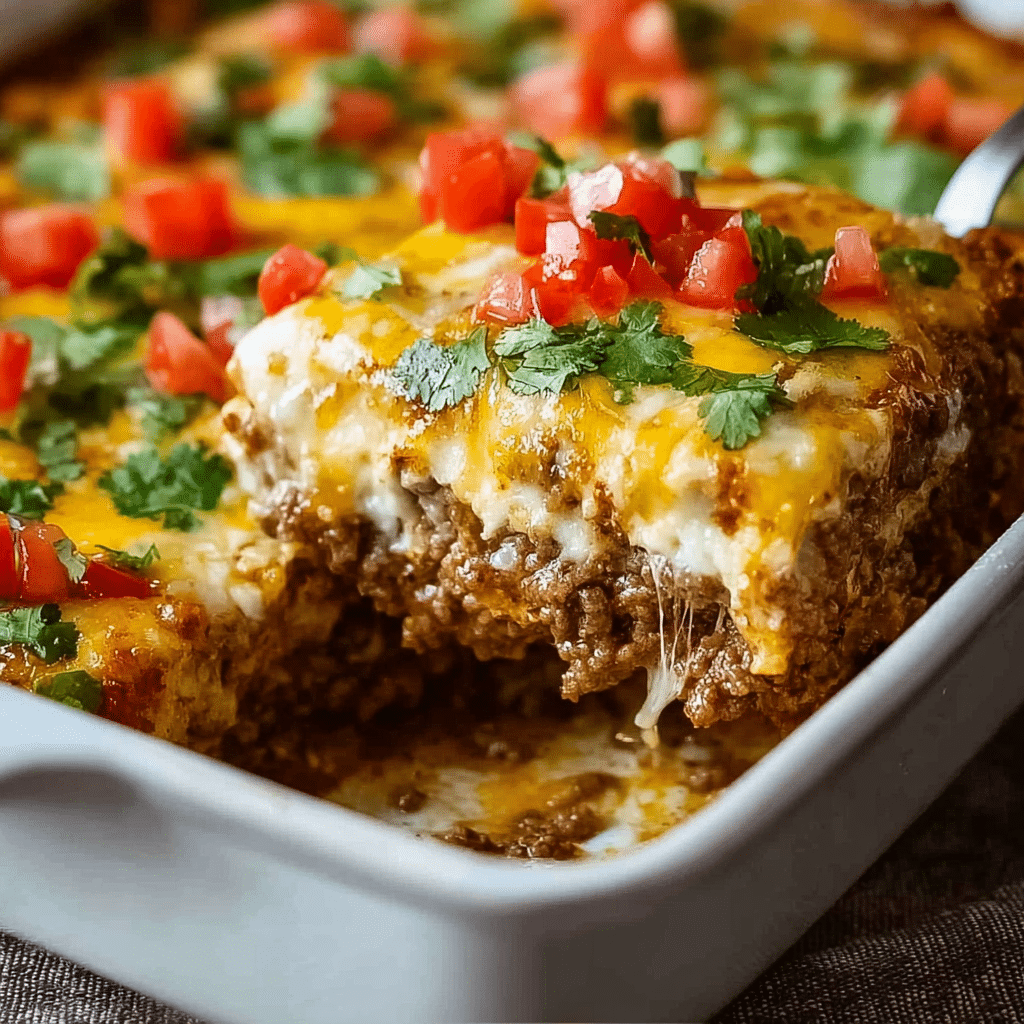 Cheesy Low Carb Philly Cheesesteak Casserole Recipe - Recipe Image