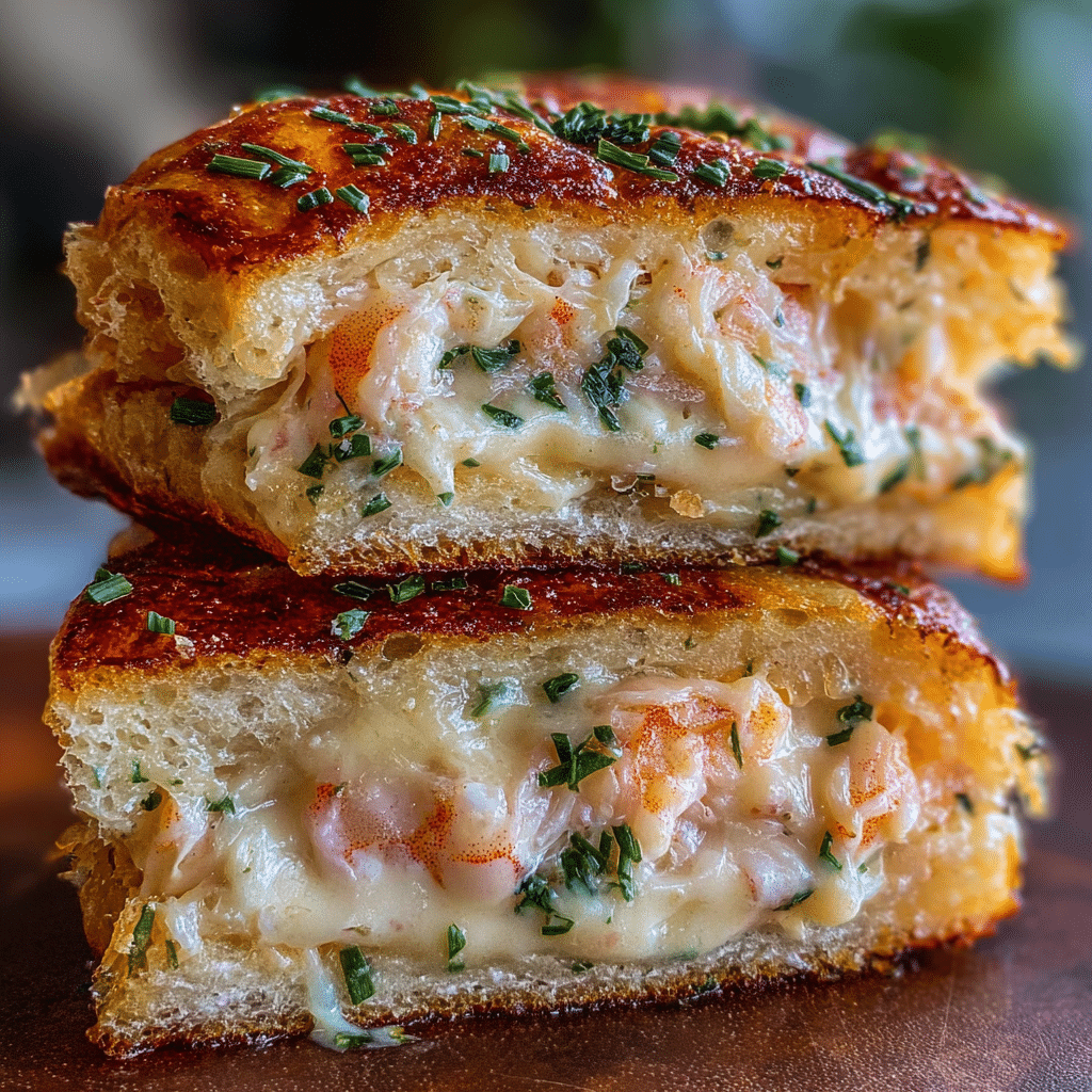Shrimp Crab Biscuit Melt