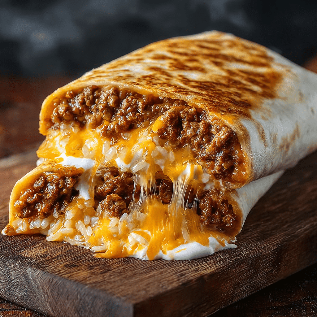 Grilled Cheese Burrito Recipe - Recipe Image
