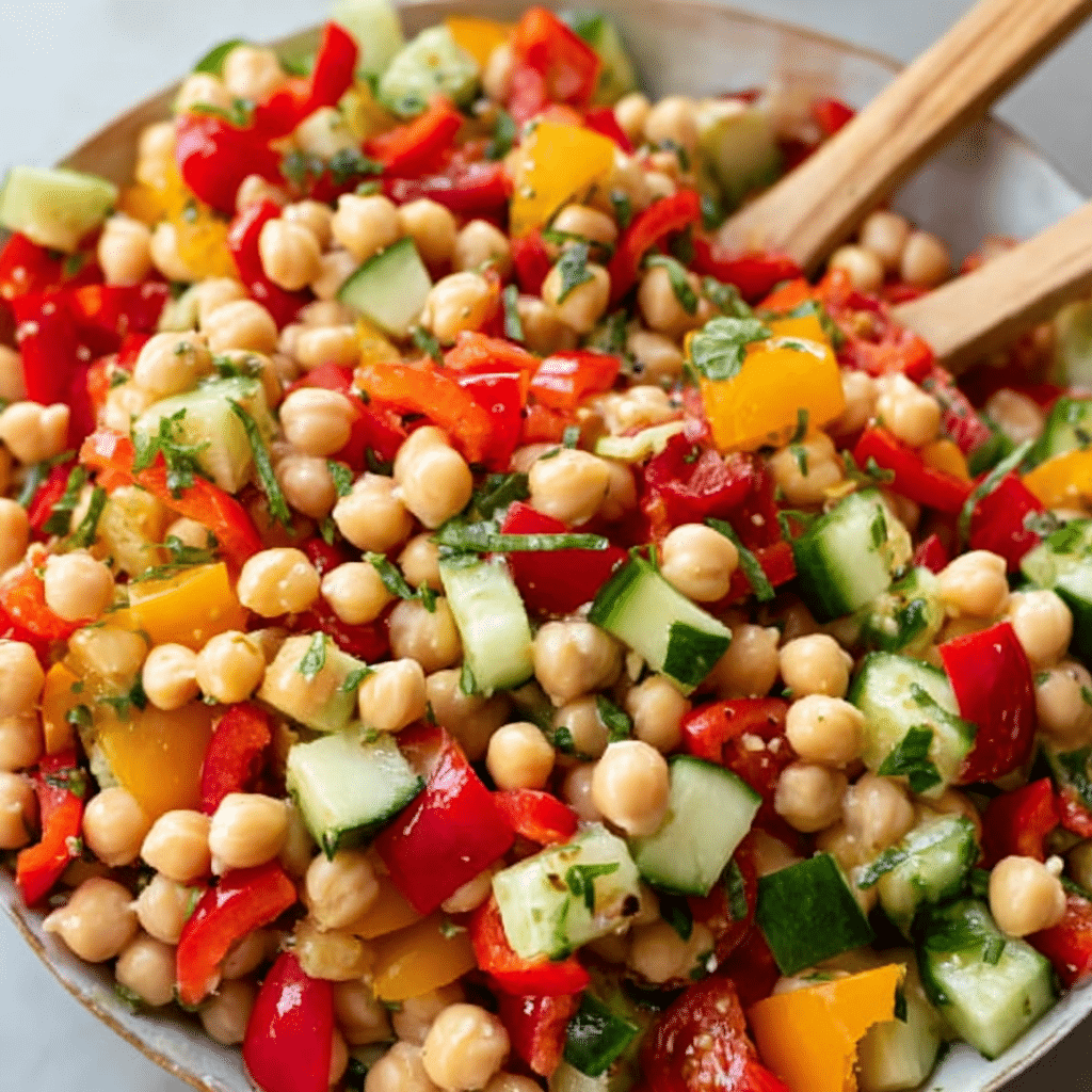 Chickpea Salad Recipe - Recipe Image