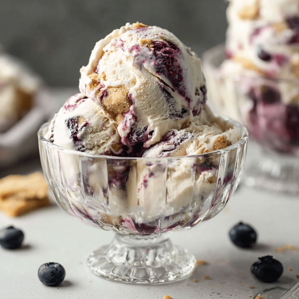 Blueberry Cheesecake Ice Cream Recipe - Recipe Image