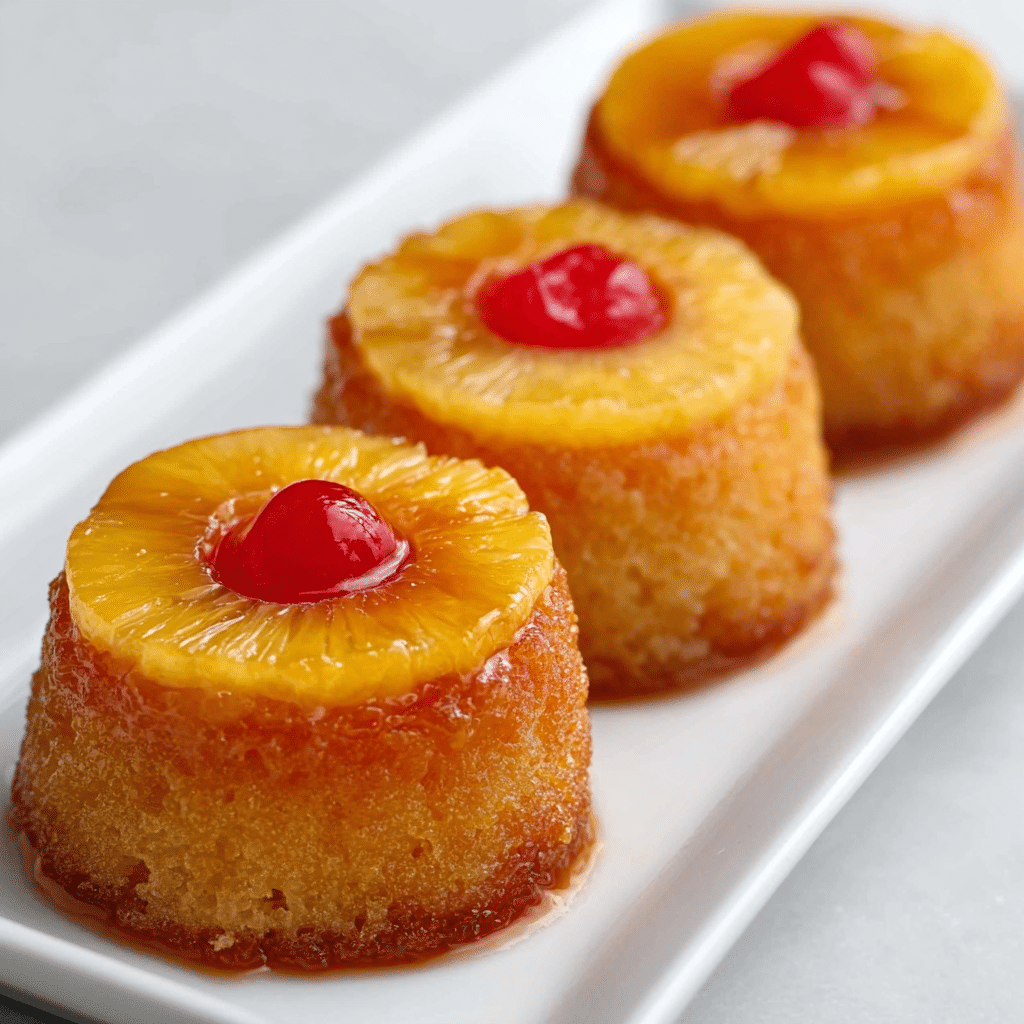 Pineapple Upside-Down Cupcakes Recipe - Recipe Image
