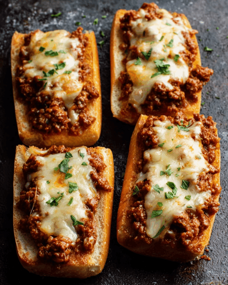 Italian Garlic Bread Sloppy Joes Recipe