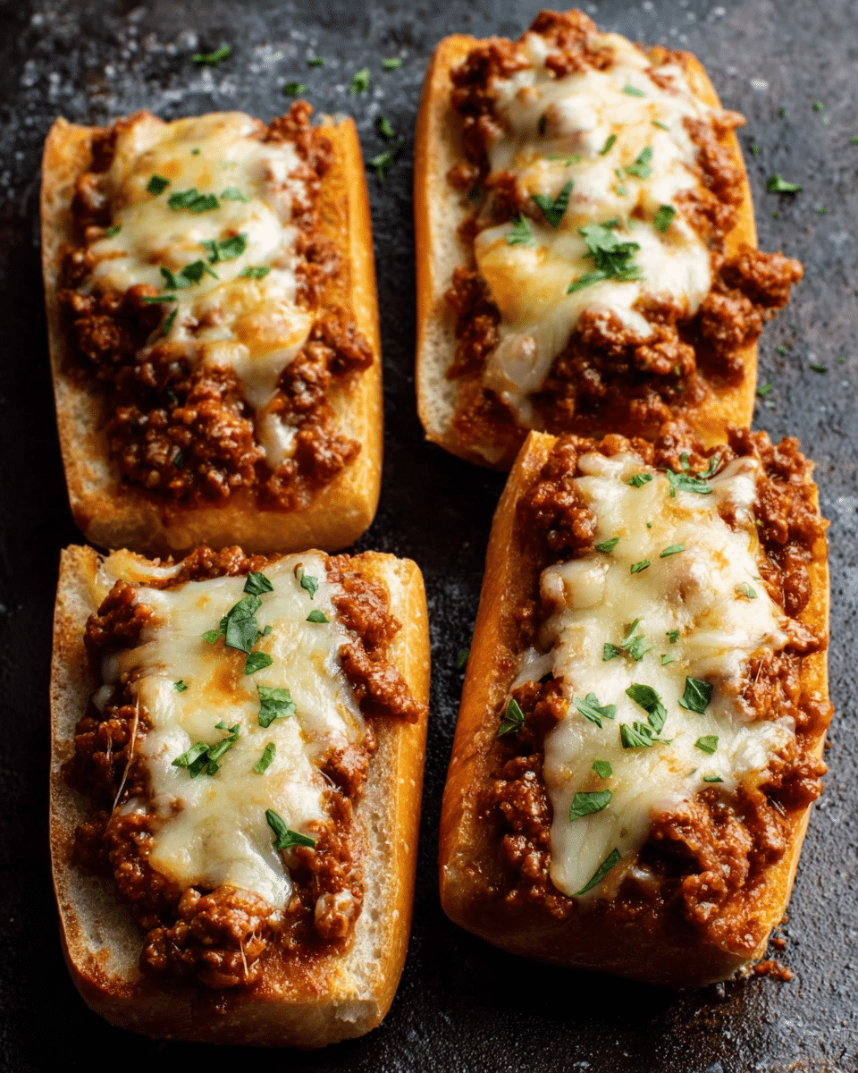 Italian Garlic Bread Sloppy Joes Recipe