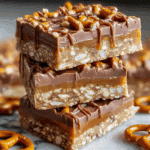 No-Bake Peanut Butter Pretzel Clusters Recipe