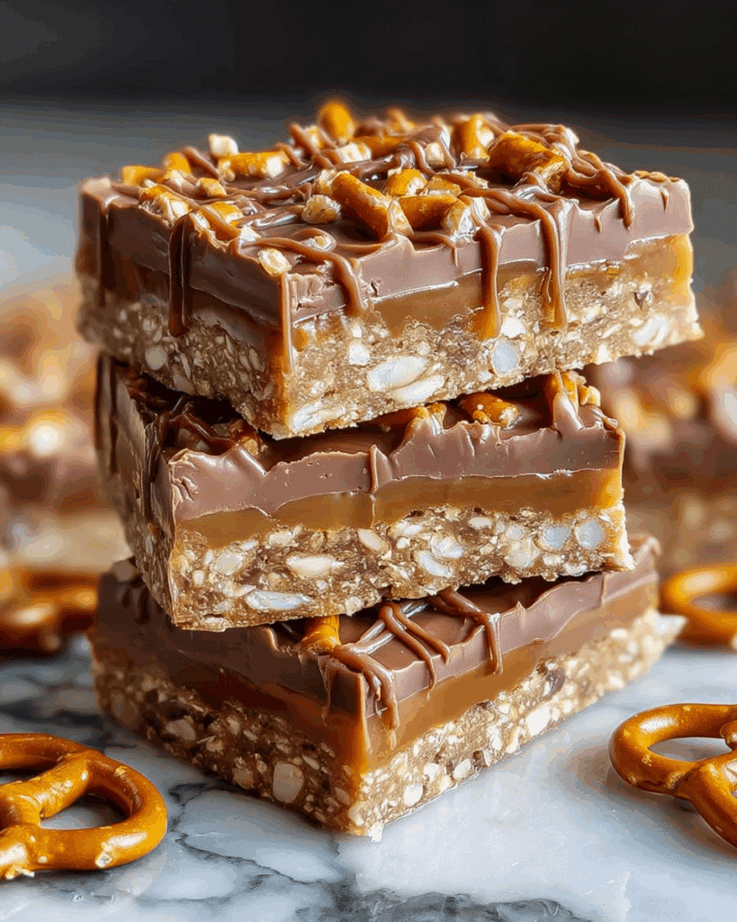 No-Bake Peanut Butter Pretzel Clusters Recipe