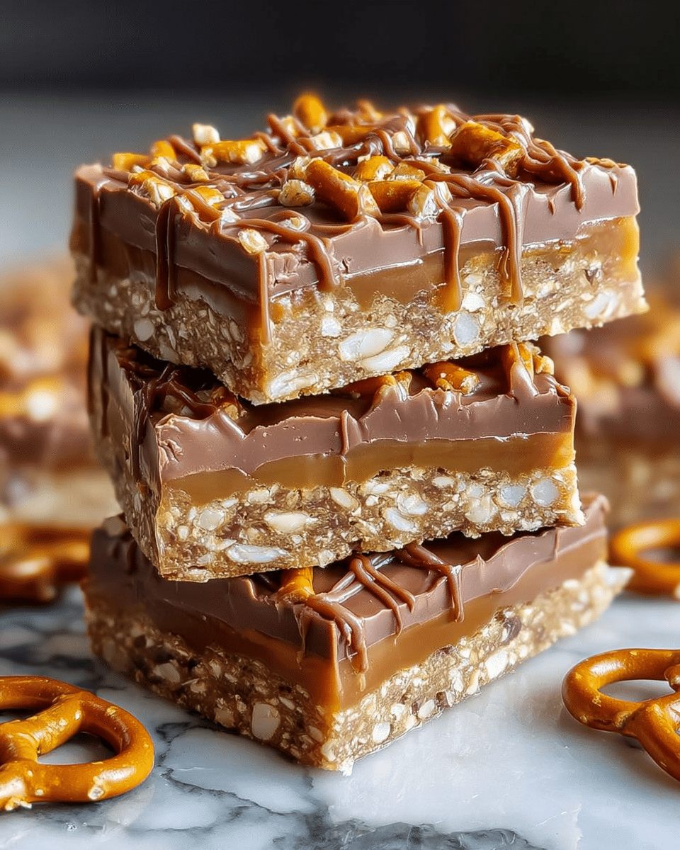 No-Bake Peanut Butter Pretzel Clusters Recipe