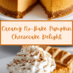 No Bake Pumpkin Pie Cheesecake Recipe