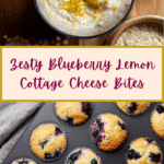 Blueberry and Lemon Zest Cottage Cheese Bites Recipe
