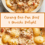 Ground Beef Gnocchi Recipe