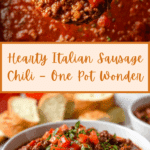Italian Chili with Sausage (Easy One Pot Recipe) Recipe