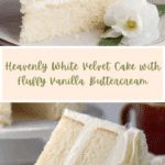 on Cake with Whipped Vanilla Buttercream Recipe
