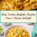 Slow Cooker Buffalo Chicken Mac & Cheese Recipe