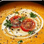 Creamy Roasted Garlic Tomato Soup Recipe