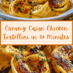 CAJUN CHICKEN TORTELLINI WITH GARLIC SAUCE Recipe