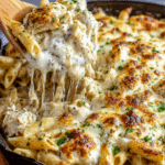 THE BEST Chicken Alfredo Bake Recipe