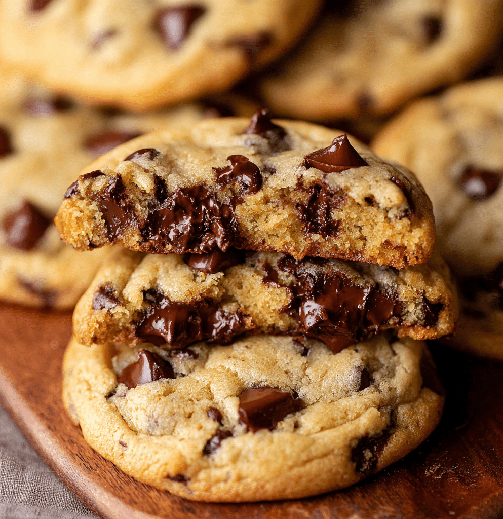 Chewy Brown Butter Chocolate Chip Cookie Bliss 6 https://stephaniessweets Recipe
