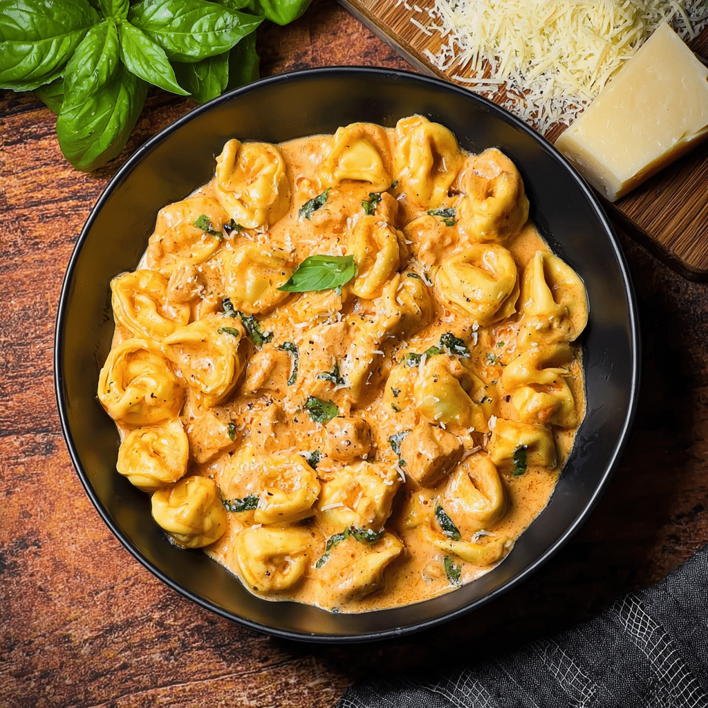 CrockPot CHICKEN TORTELLINI Recipe - Recipe Image