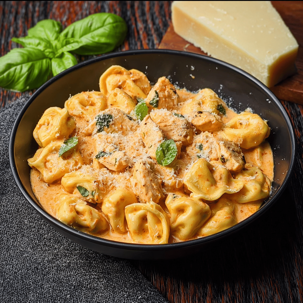 CrockPot CHICKEN TORTELLINI Recipe - Recipe Image