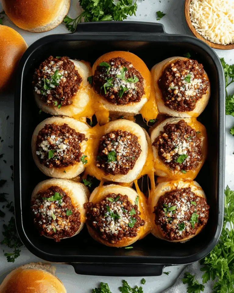 Irresistible Garlic Parmesan Cheeseburger Bombs Recipe