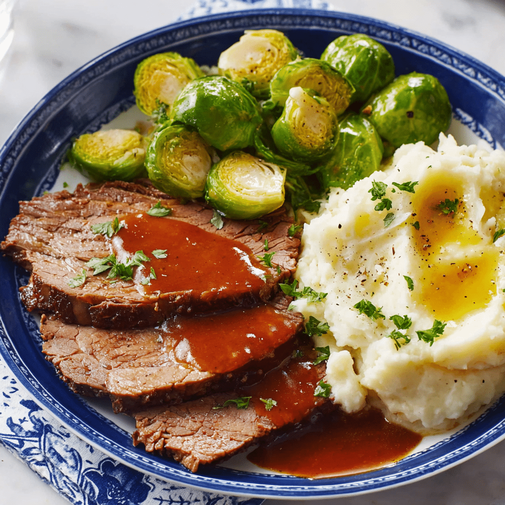 Slow Cooker BBQ Brisket Recipe - Recipe Image