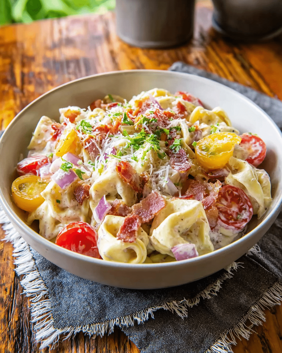 Italian Grinder Tortellini Salad Recipe