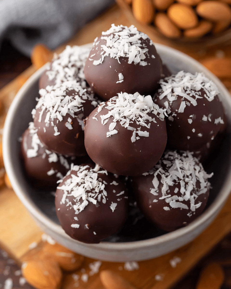 Chocolate Coconut Balls Recipe