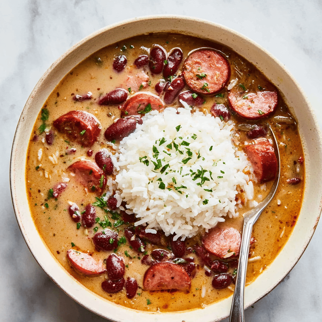Louisiana Red Beans And Rice Recipe - Recipe Image