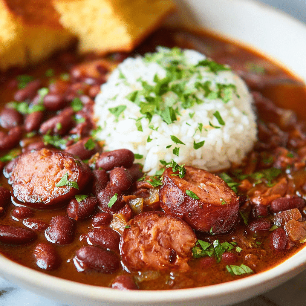 Louisiana Red Beans And Rice Recipe - Recipe Image
