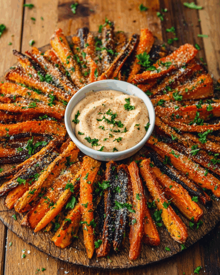 PARMESAN ROASTED CARROT FRIES Recipe