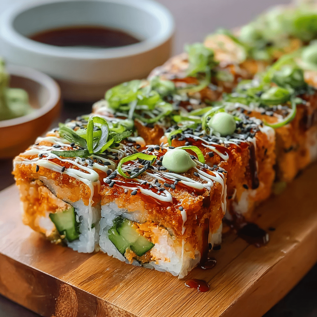 Spicy Salmon Sushi Bake Recipe - Recipe Image