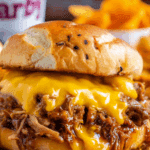 Slow Cooker Beef and Cheddar Sandwiches Recipe