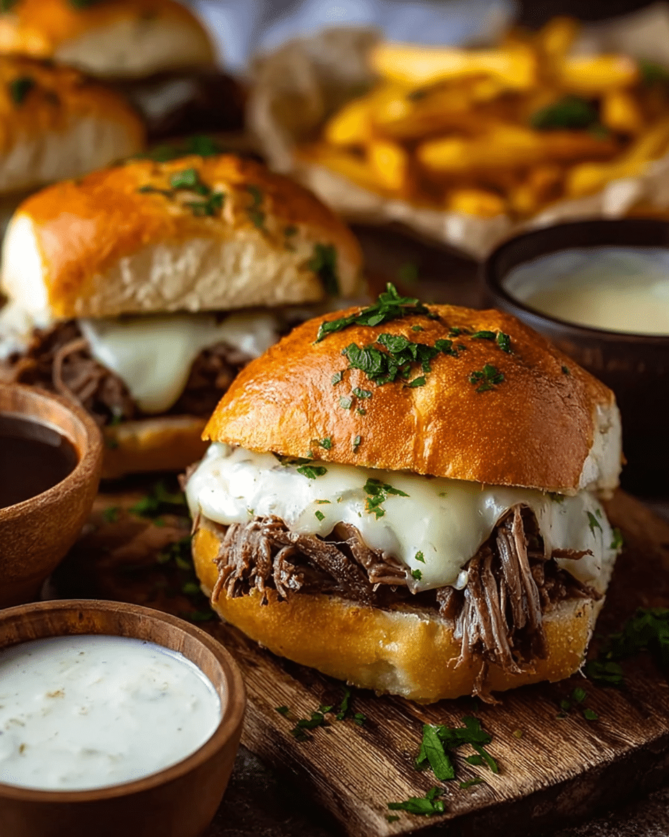CROCK POT FRENCH DIP SANDWICHES Recipe