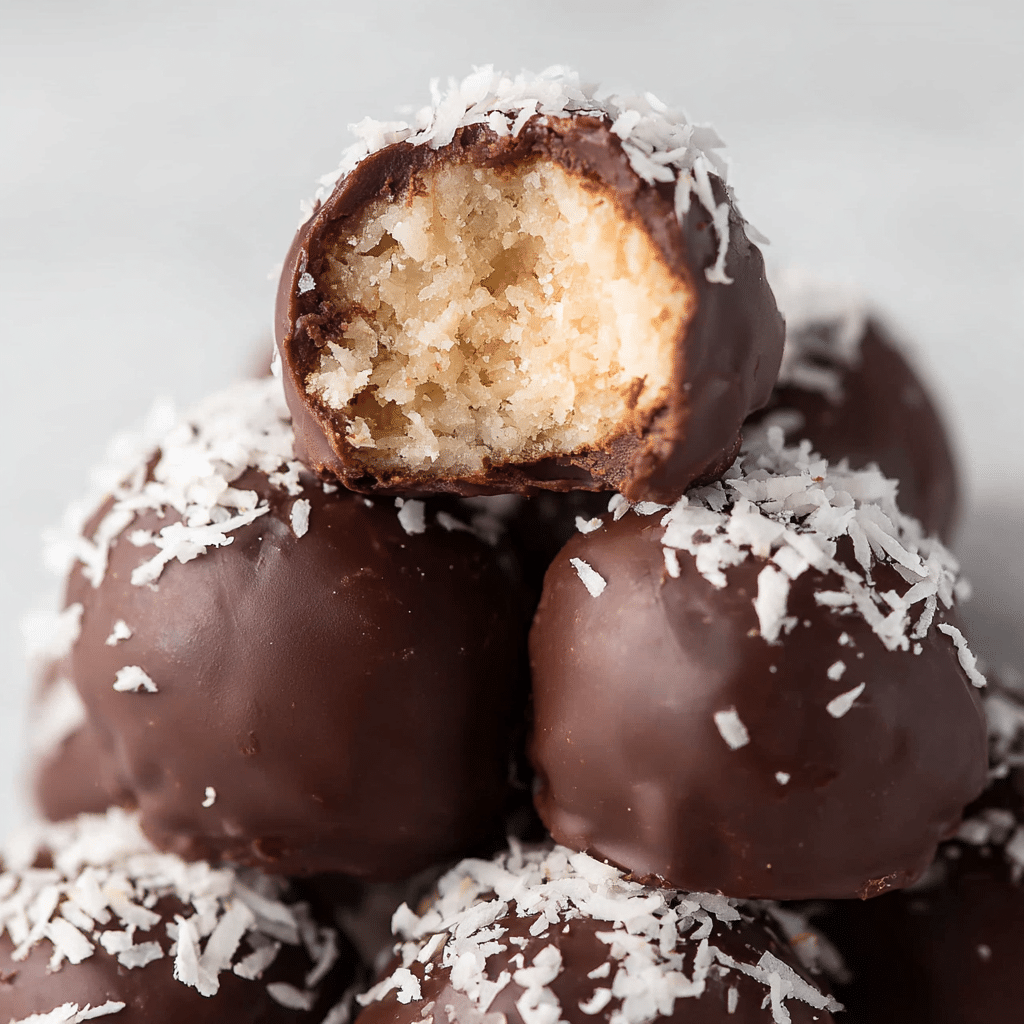 Chocolate Coconut Balls Recipe - Recipe Image