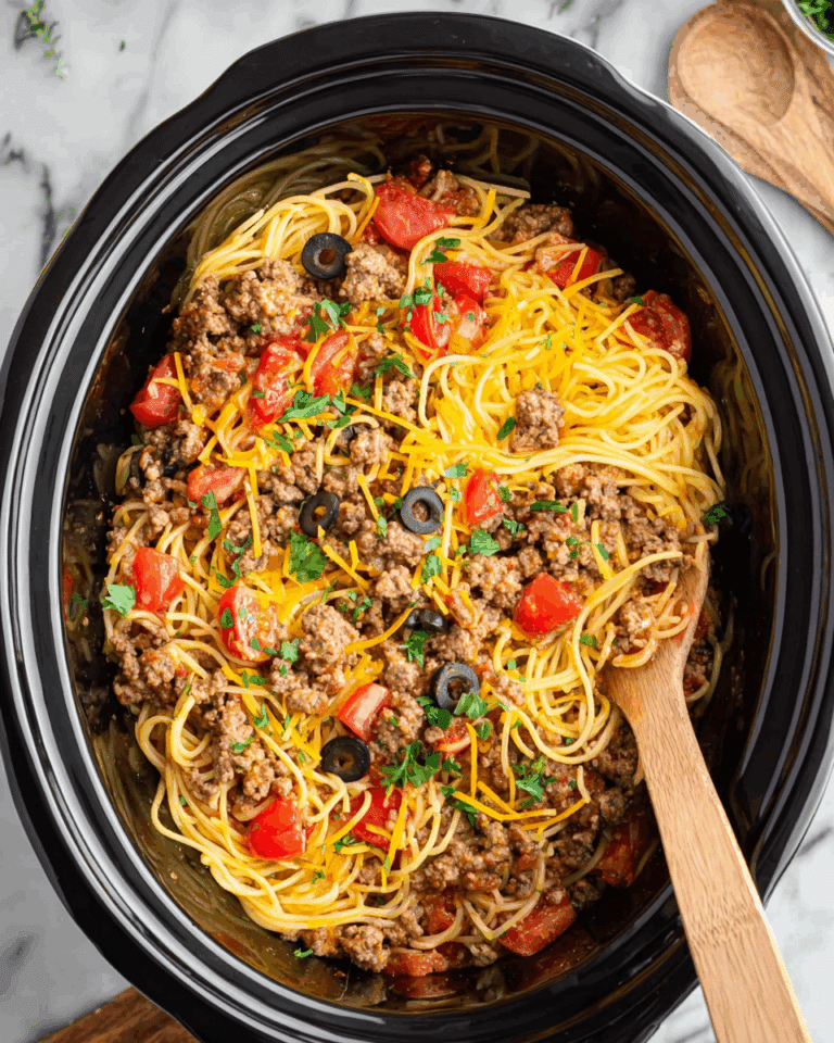 TACO SPAGHETTI: Recipe