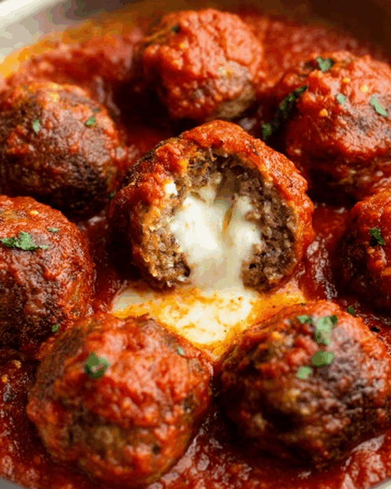 The Best Cheese Stuffed Meatballs Recipe