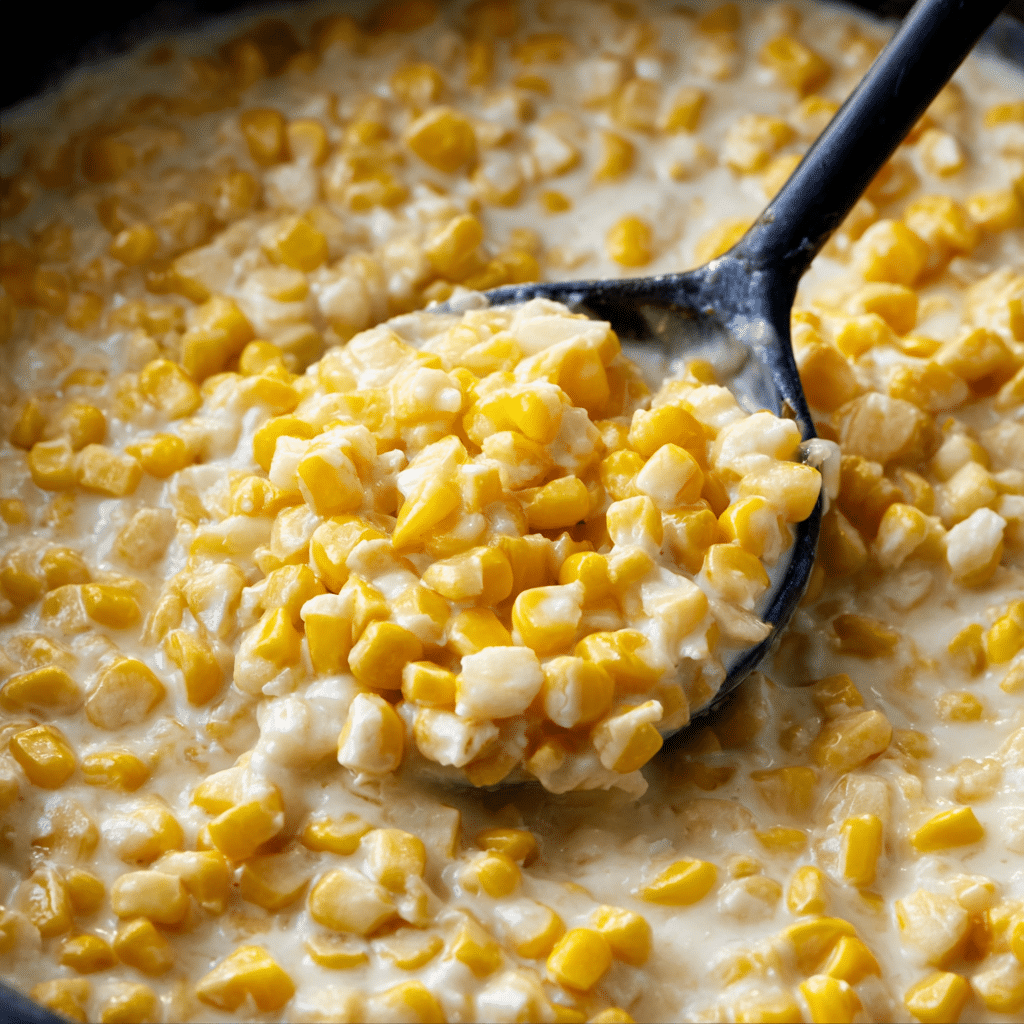 Crockpot Creamed Corn Recipe - Recipe Image