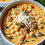 Parmesan Italian Sausage Ditalini Soup Recipe
