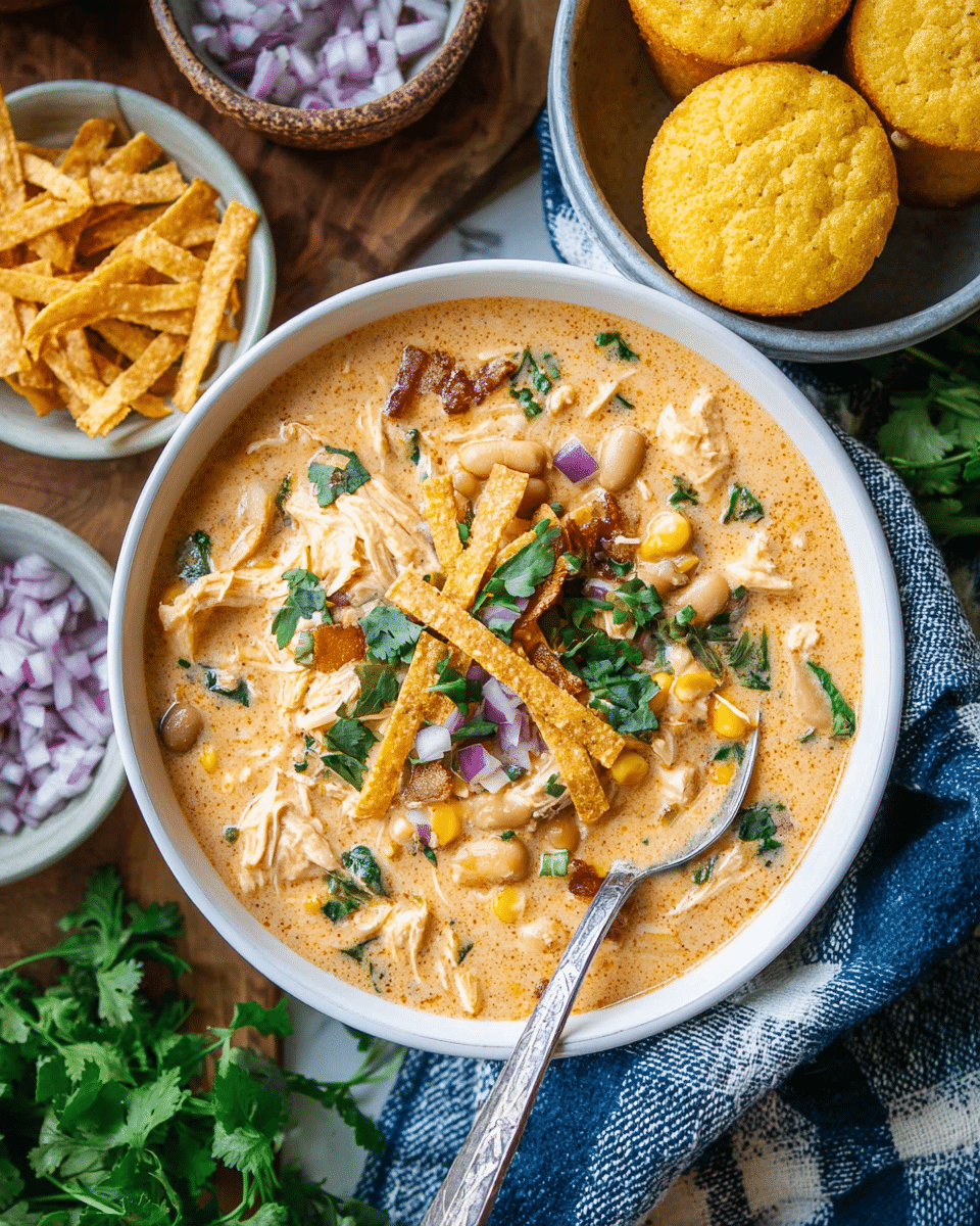 Crockpot Buffalo Chicken Chili Recipe