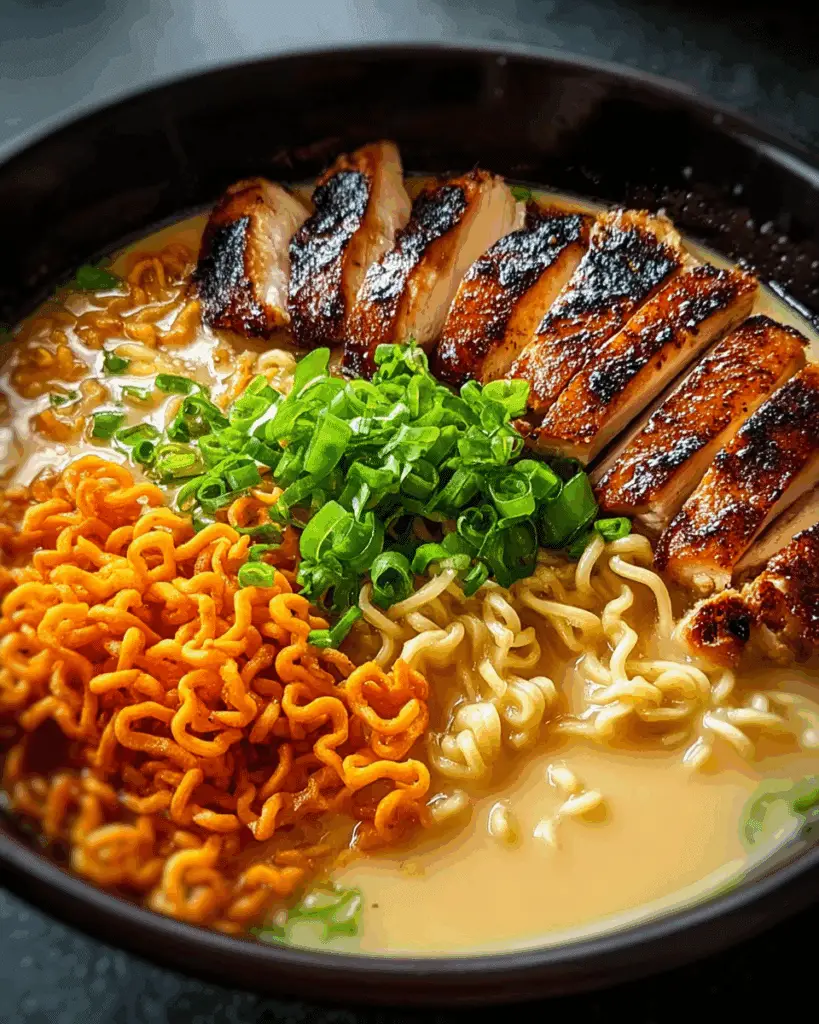Fiery Chicken Ramen : Bold & Comforting Recipe