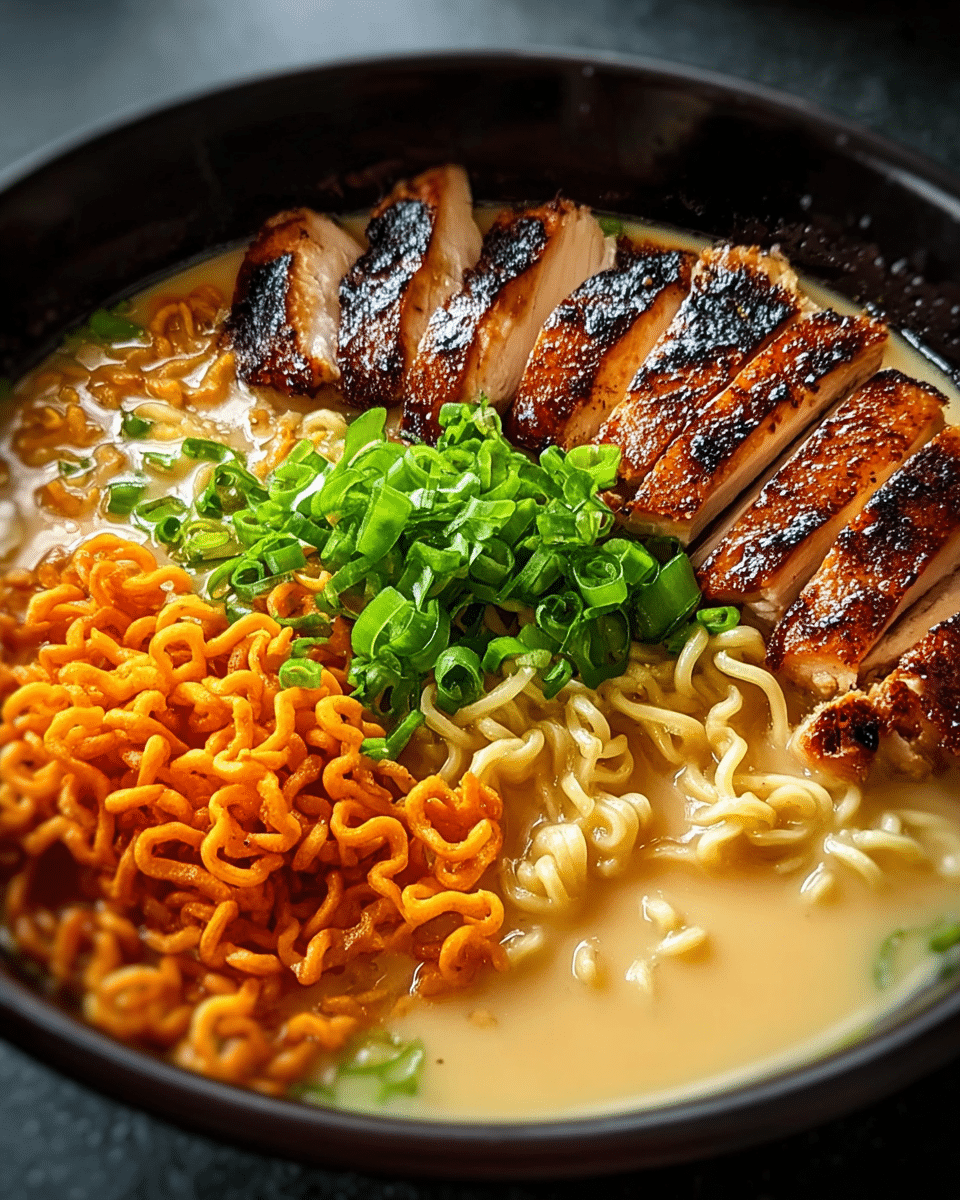 Fiery Chicken Ramen : Bold & Comforting Recipe