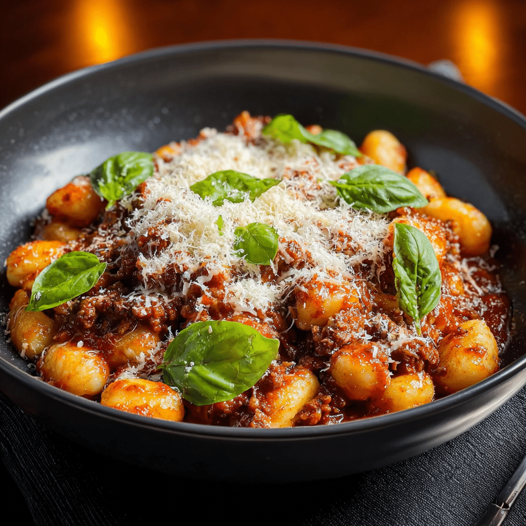 Cheesy Bolognese Gnocchi Bake Recipe - Recipe Image