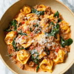 One Pan Tortellini with Sausage Recipe