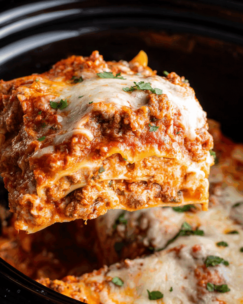 Slow Cooker Lasagna Recipe