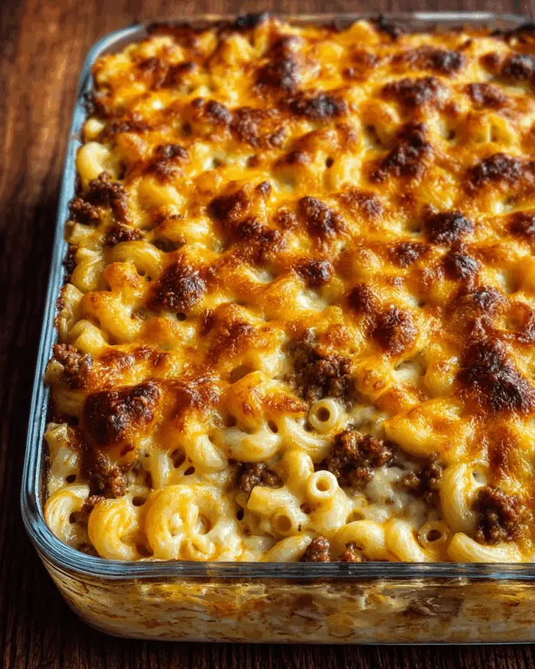 Mac and Cheese Meatloaf Casserole Recipe
