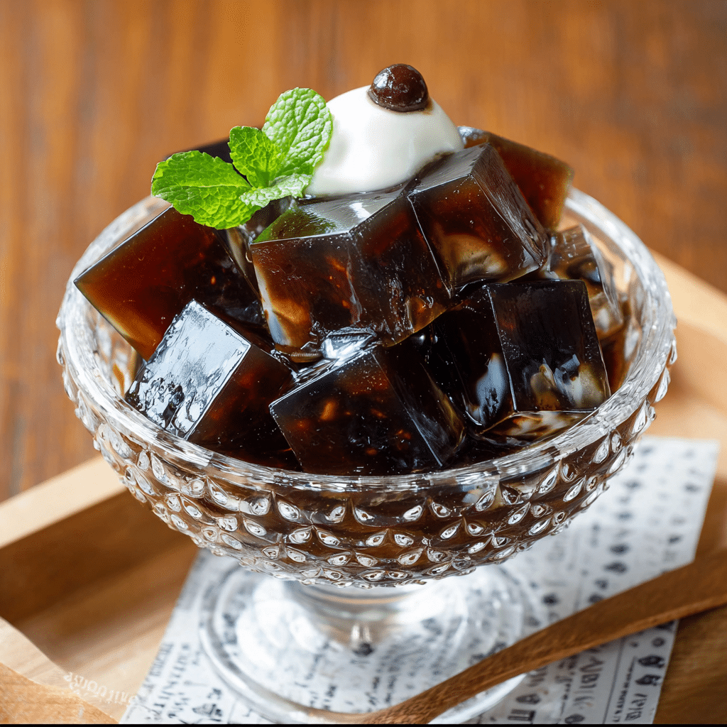 Japanese Coffee Jelly Recipe - Recipe Image