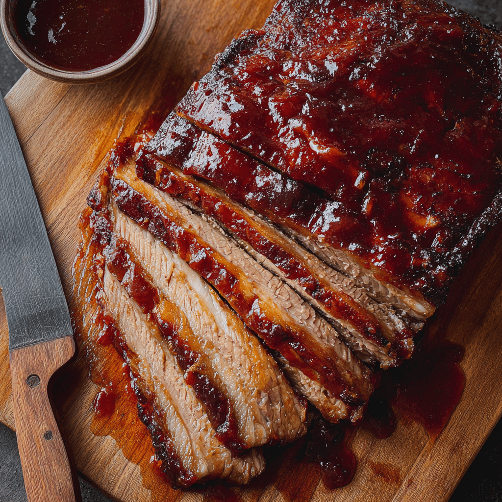 Slow Cooker BBQ Brisket Recipe - Recipe Image