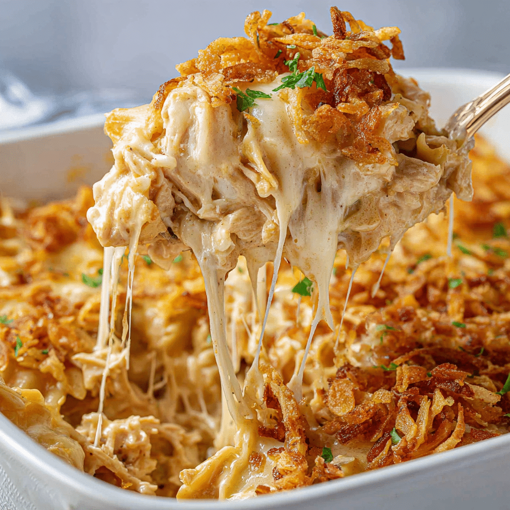 French Onion Chicken and Rice Bake Recipe - Recipe Image