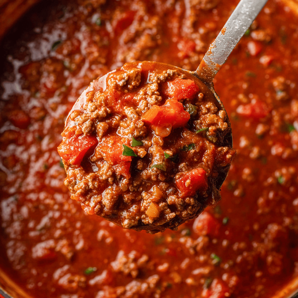 Italian Chili with Sausage (Easy One Pot Recipe) Recipe - Recipe Image